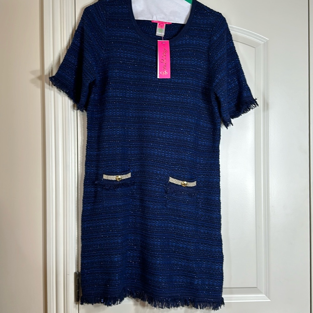 Lilly Pulitzer Navy Shift Dress